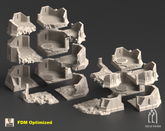 Verridan Bastion B 3D-printed model